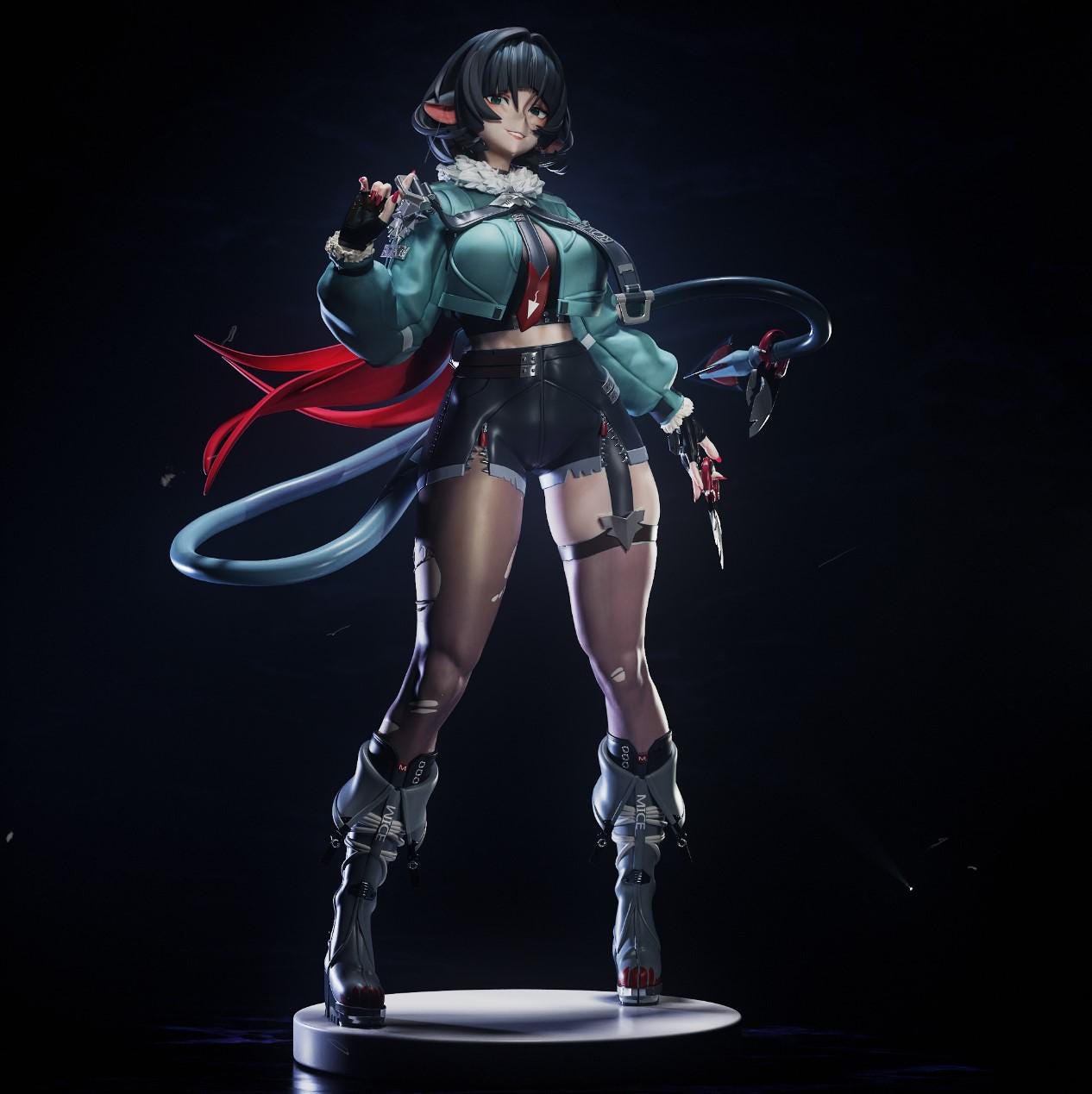 Jane Doe Zenless Zone Zero 3d Printed Model Kit