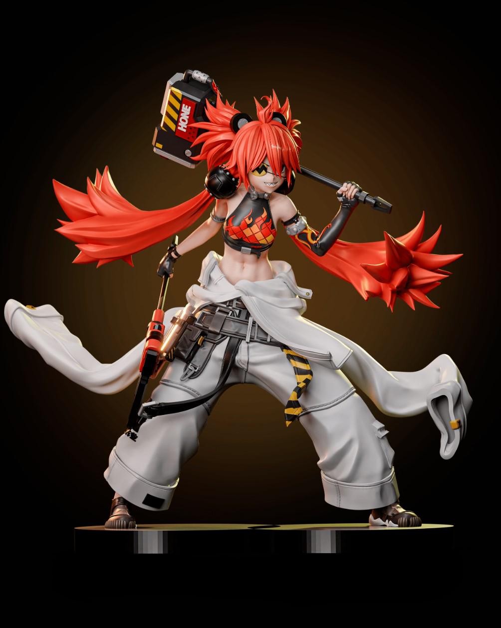 Koleda Zenless Zone Zero 3d Printed Model Kit