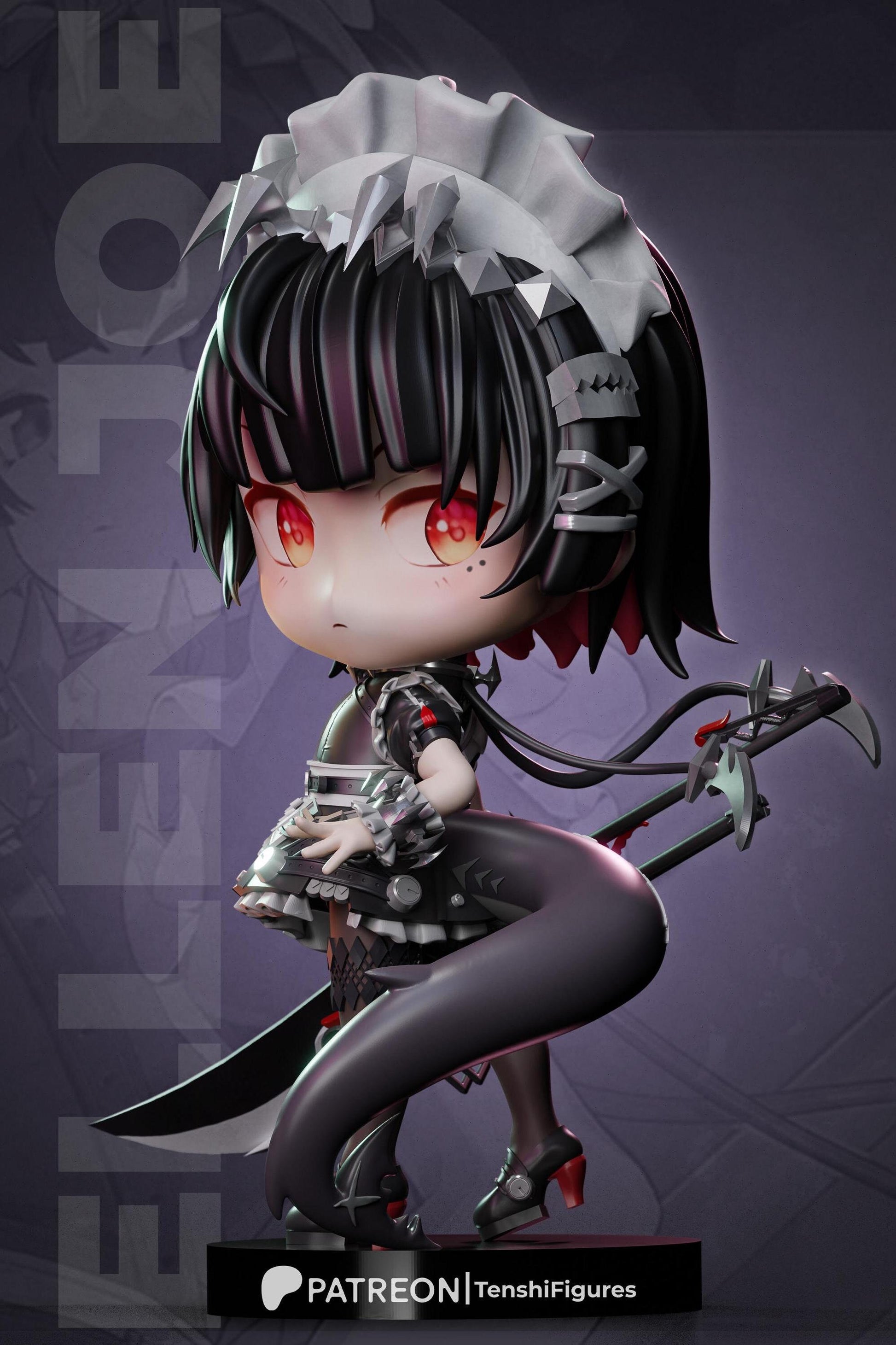 Ellen Joe Chibi Zenless Zone Zero 3d Printed Model Kit
