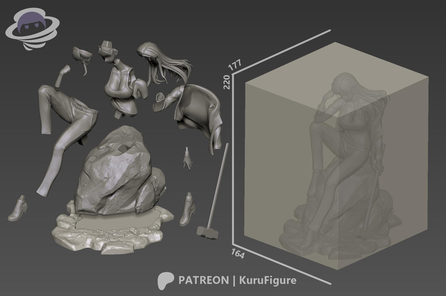 Shadow Smasher 3d Printed Model Kit