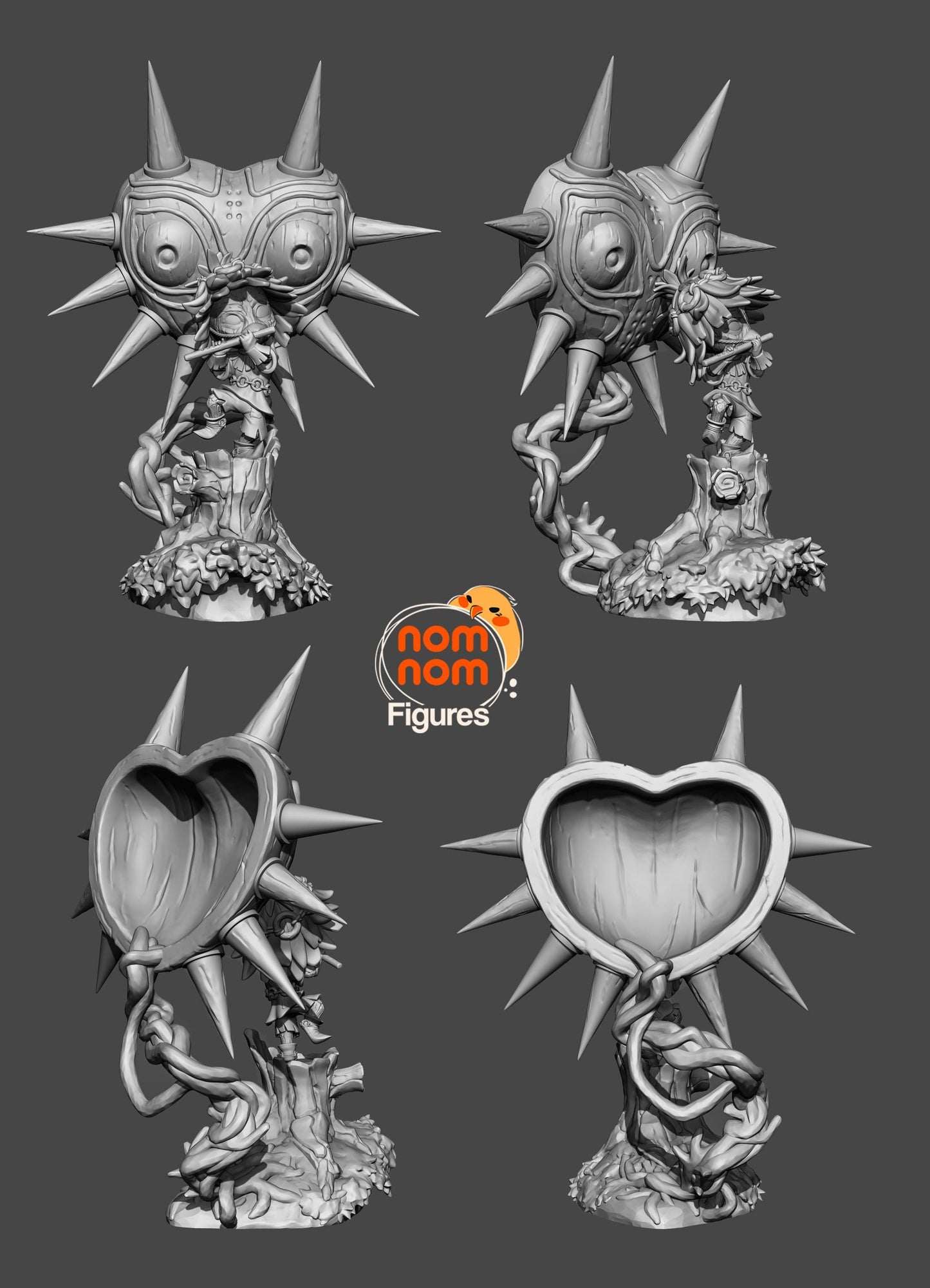 Skull Kid 3d Printed Model Kit