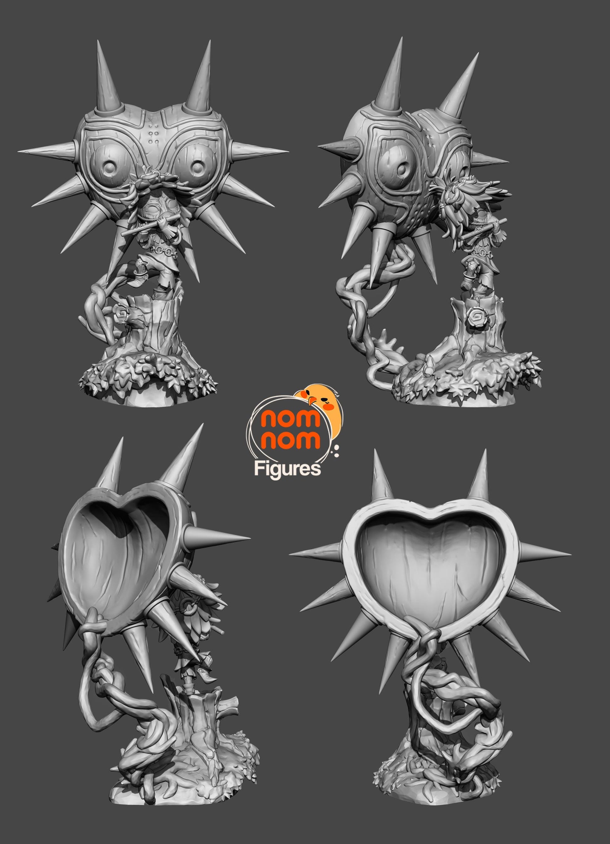 Skull Kid 3d Printed Model Kit