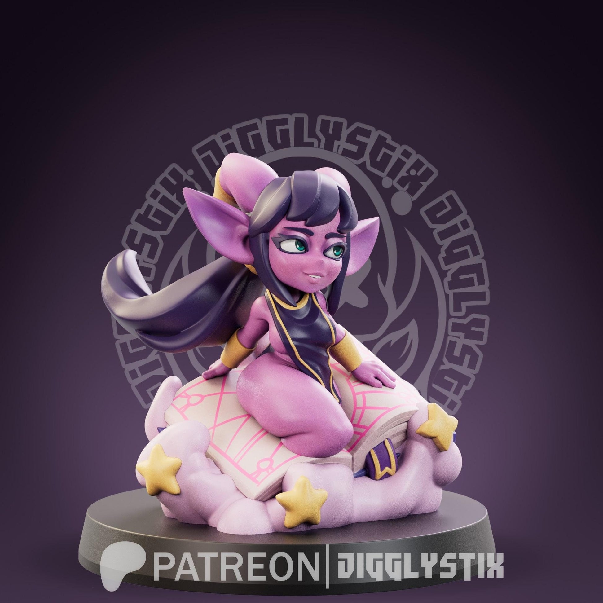 Imp Girls 3d Printed Miniatures 75mm