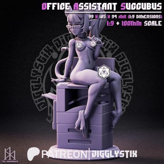 Office Succubus 3d Printed Model Kit