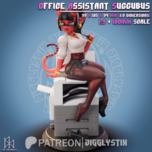 Office Succubus 3d Printed Model Kit
