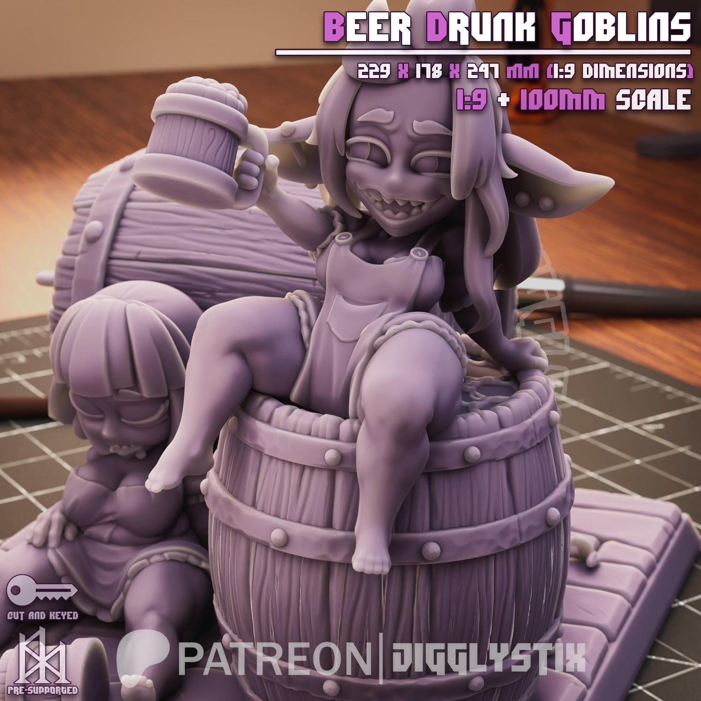 Tavern Goblins 3d Printed Model Kit