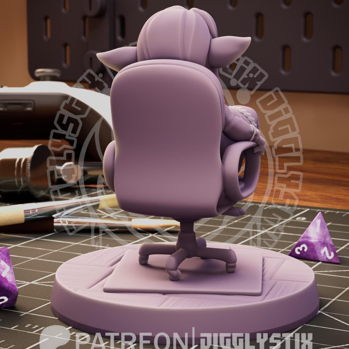 Office Goblin Girls 3d Printed Miniatures