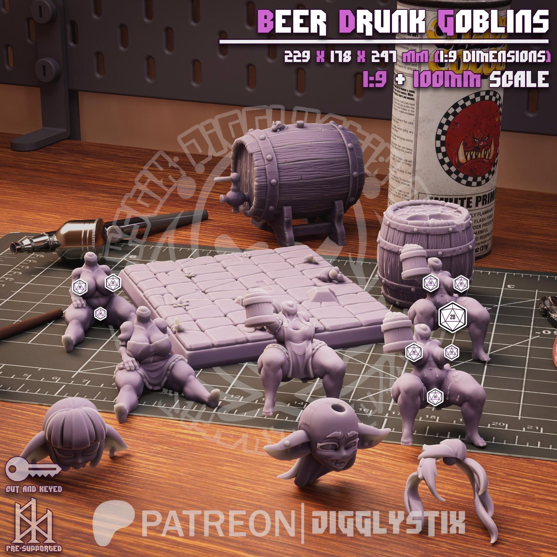 Tavern Goblins 3d Printed Model Kit