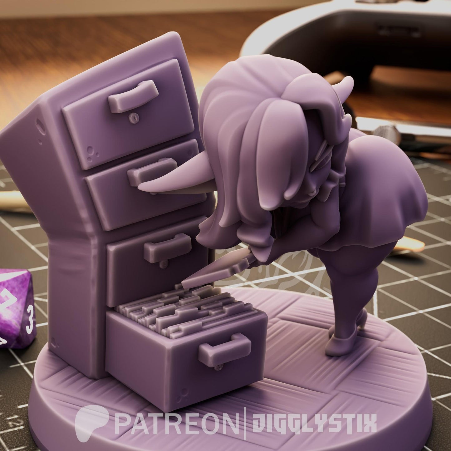 Office Goblin Girls 3d Printed Miniatures