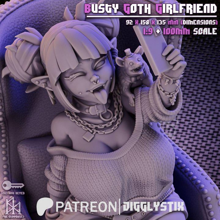 Goth Possum Selfie 3d Printed Model Kit