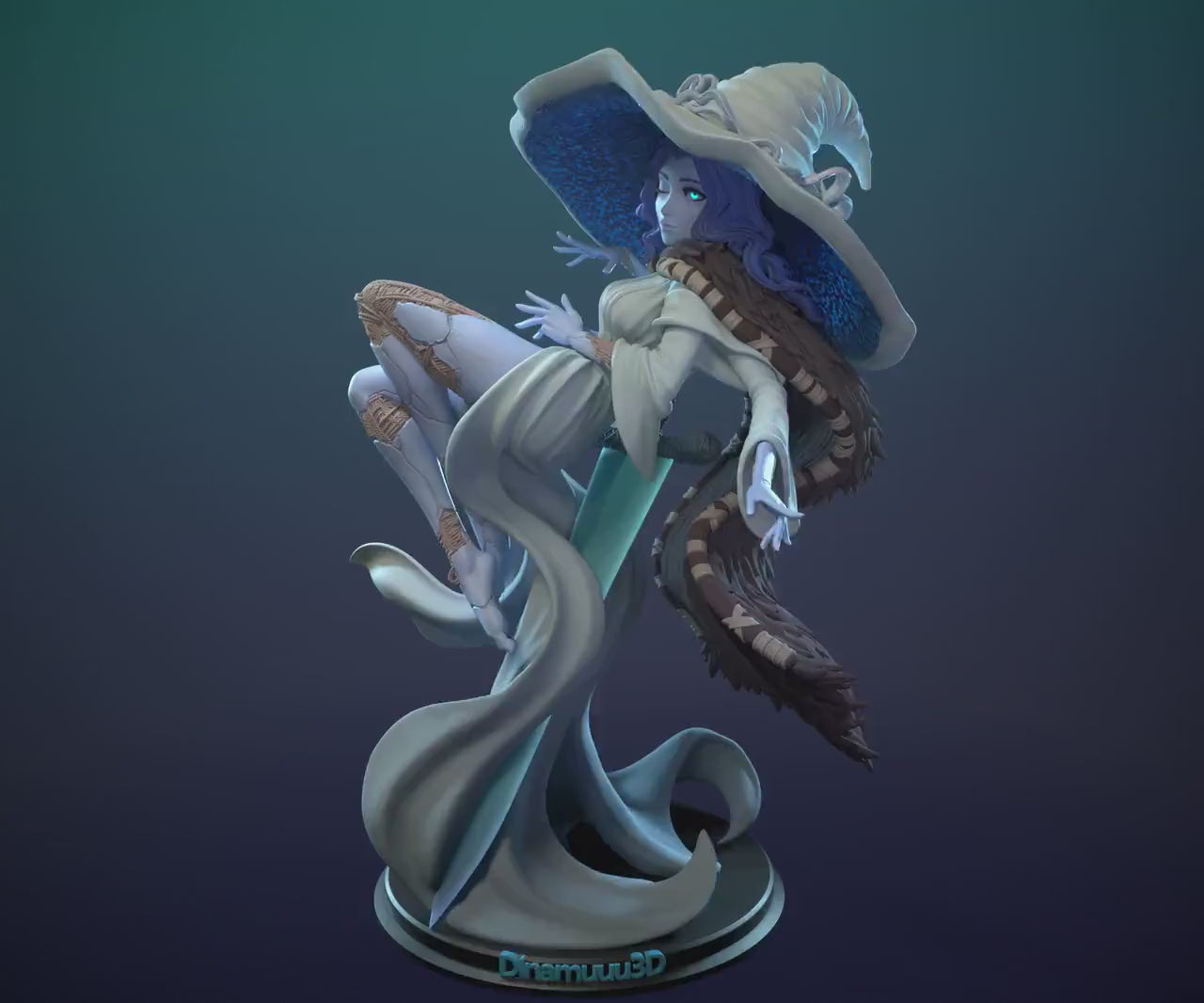 Ice Witch 3d Printed Model Kit