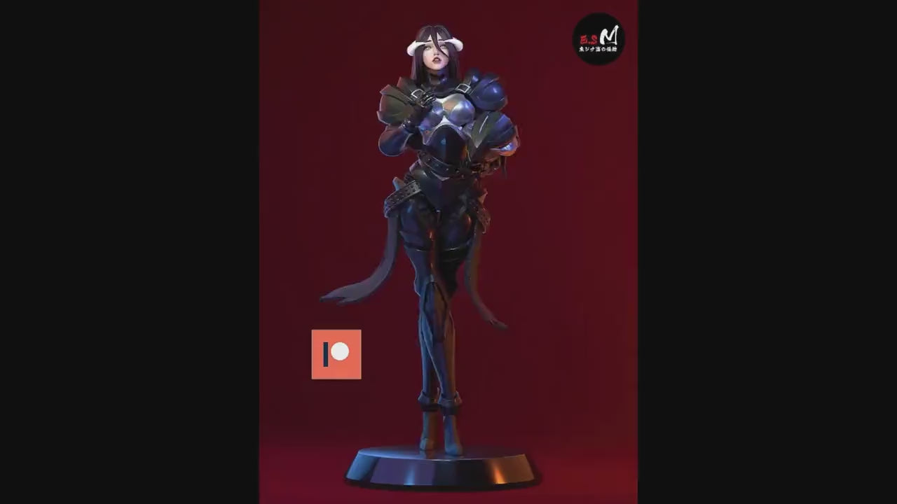 Armored Succubus 3d Printed Model Kit