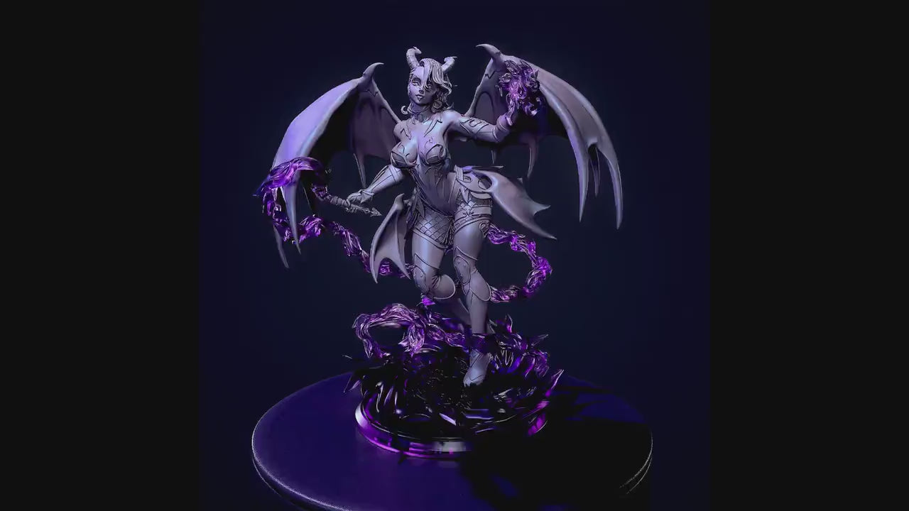 Deathblooms Succubus Pinup 3d Printed Model Kit