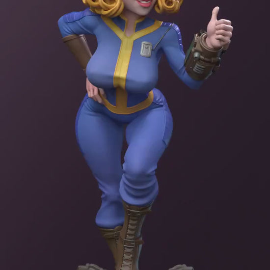 Vault Pinup 3d Printed Model Kit