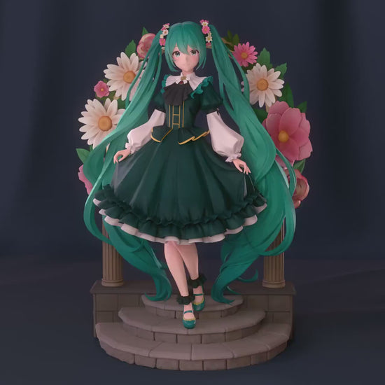 Flower Diva 3d Printed Model Kit