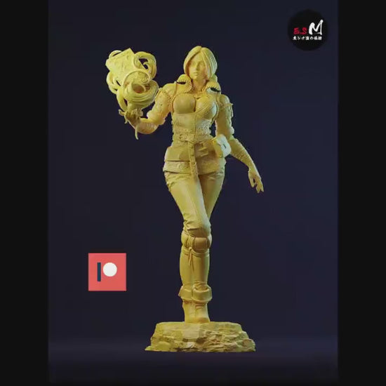 Red Hair Mage 3d Printed Model Kit