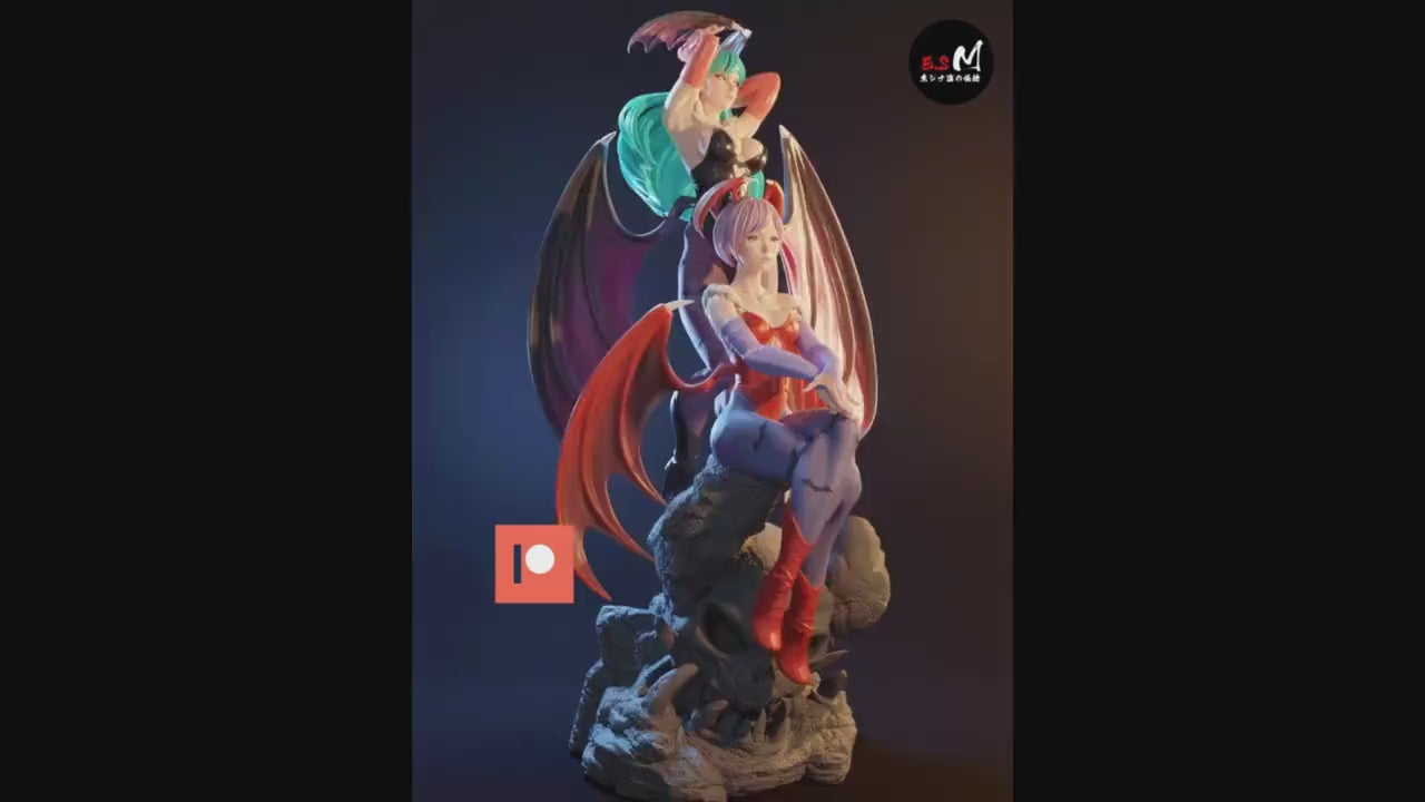 Succubus Duo 3d Printed Model Kit