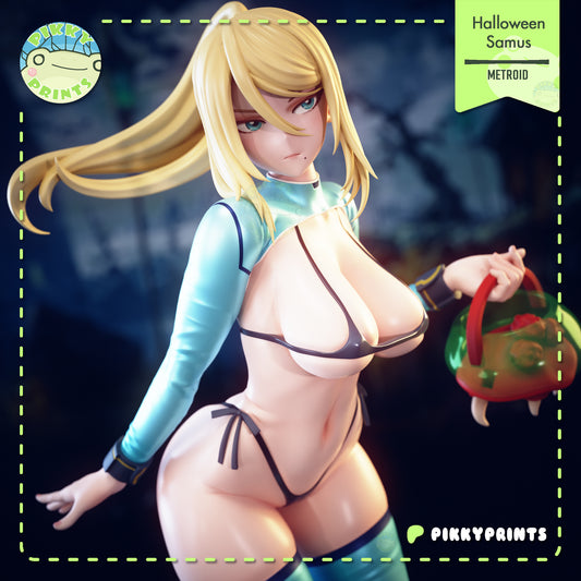 Space Bounty Hunter Halloween 3d Printed Model Kit