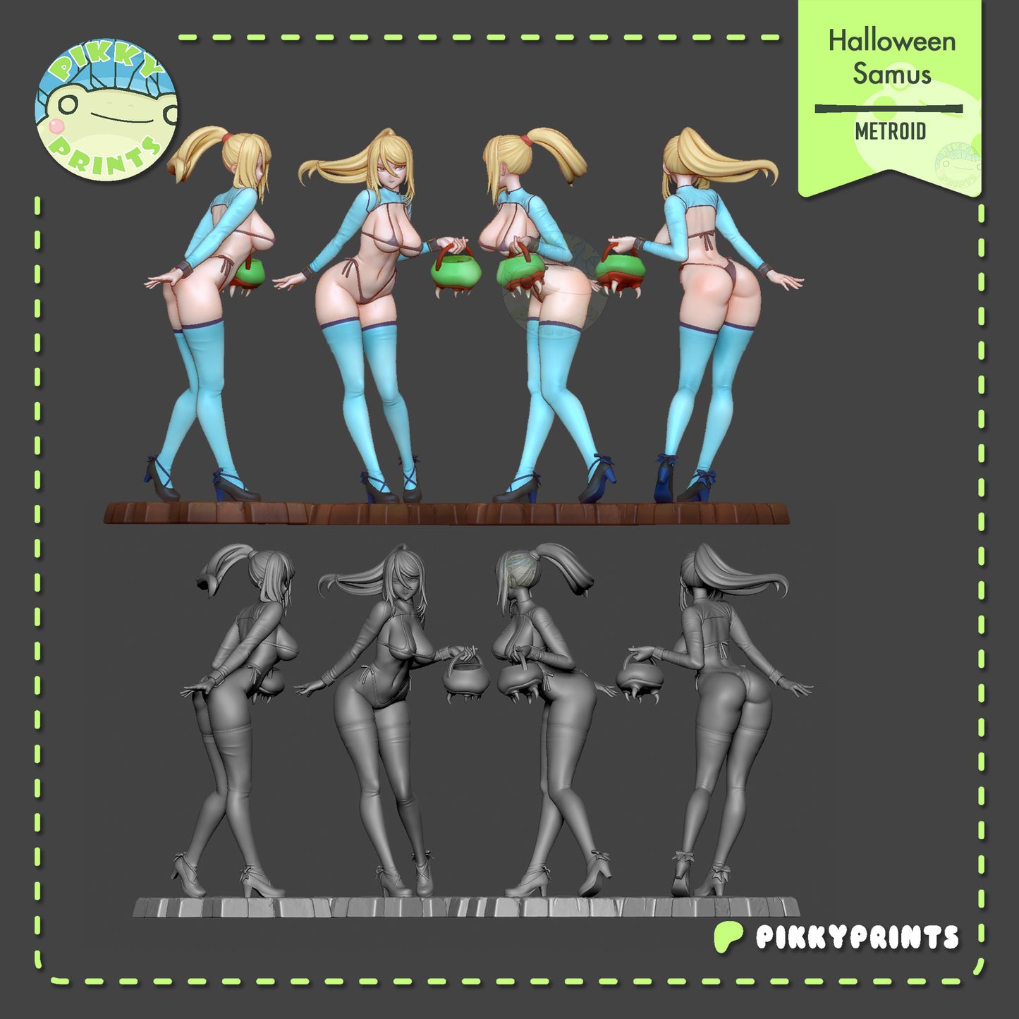 Space Bounty Hunter Halloween 3d Printed Model Kit