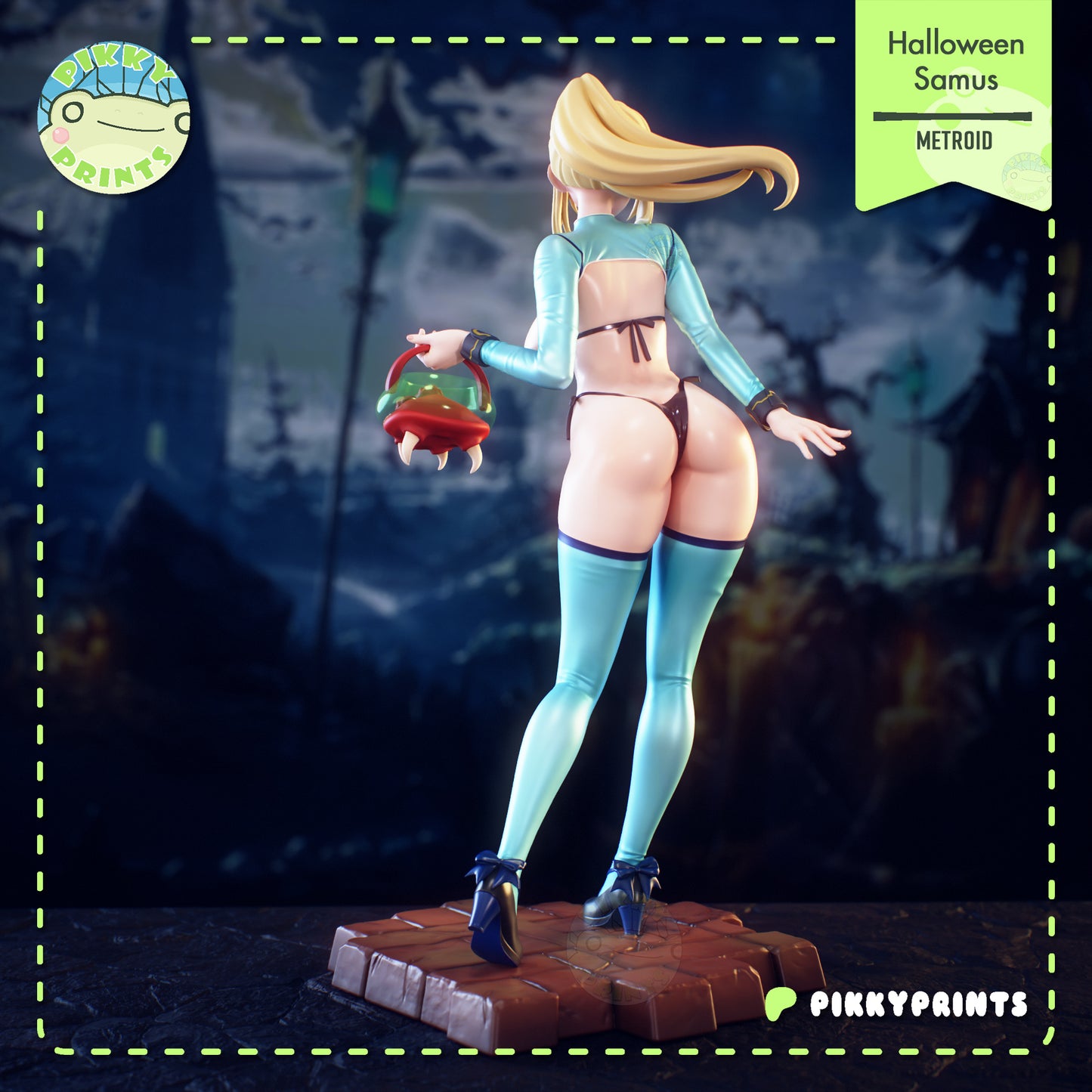 Space Bounty Hunter Halloween 3d Printed Model Kit