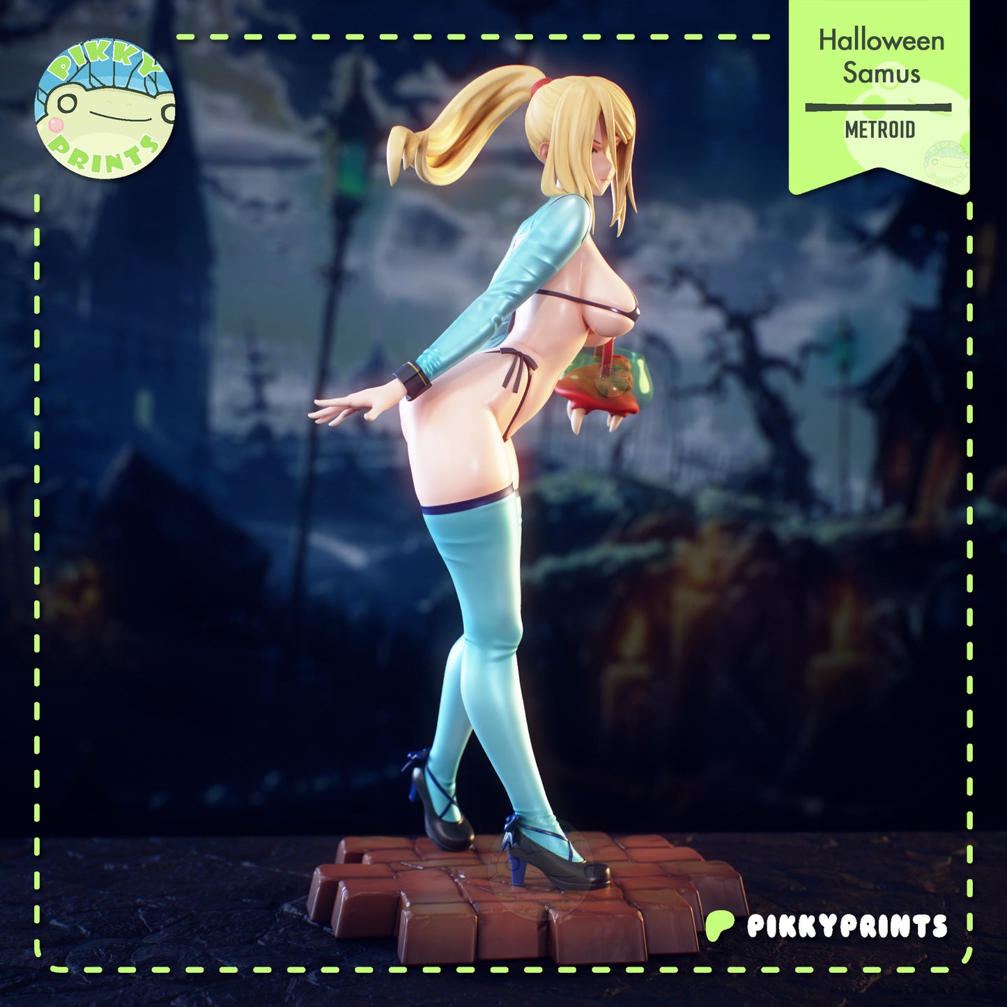 Space Bounty Hunter Halloween 3d Printed Model Kit