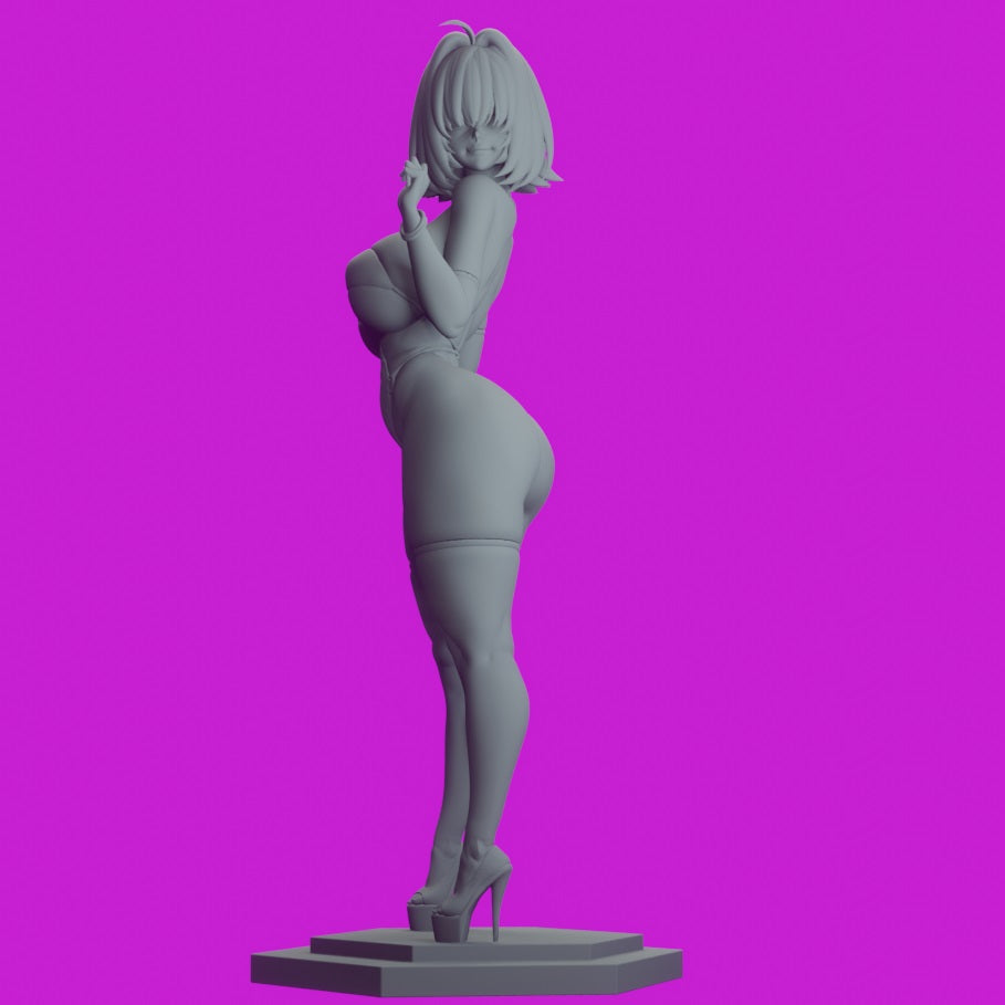 Elegg Bikini Pinup 3d Printed Model Kit
