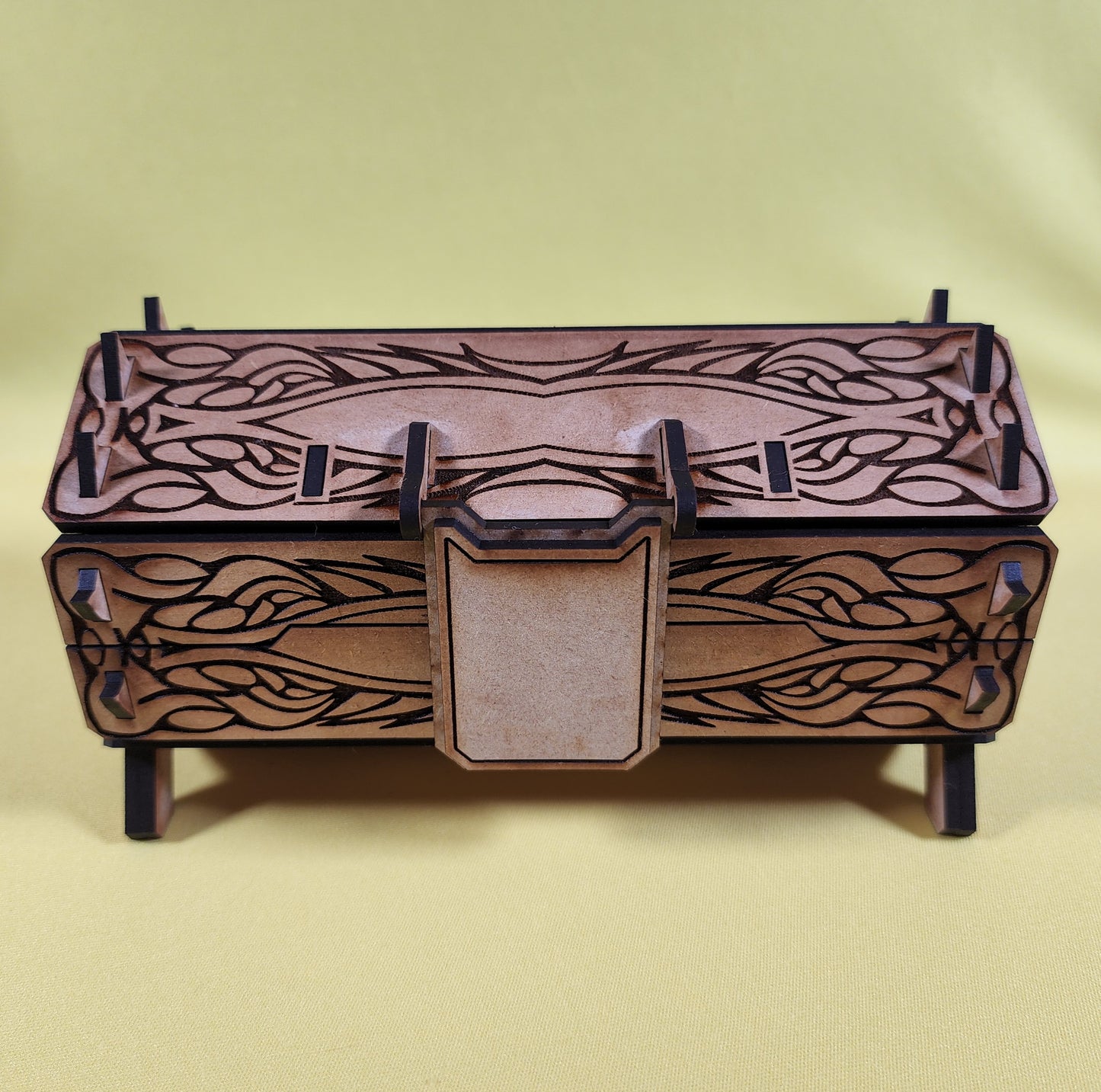 Vampire Coffin Dice and Miniature Box for Tabletop Game Storage