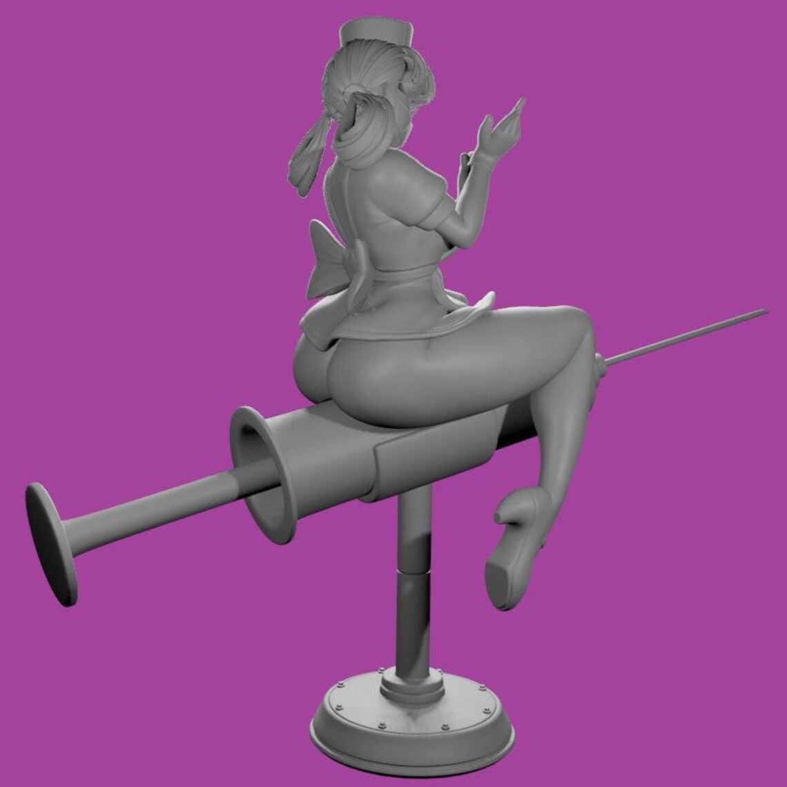Happy Nurse 3d Printed Model Kit NSFW