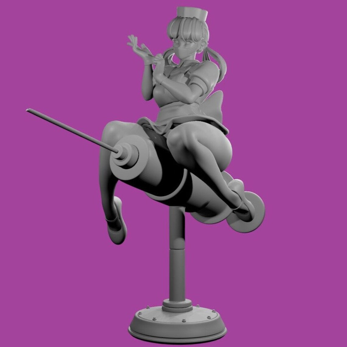 Happy Nurse 3d Printed Model Kit NSFW